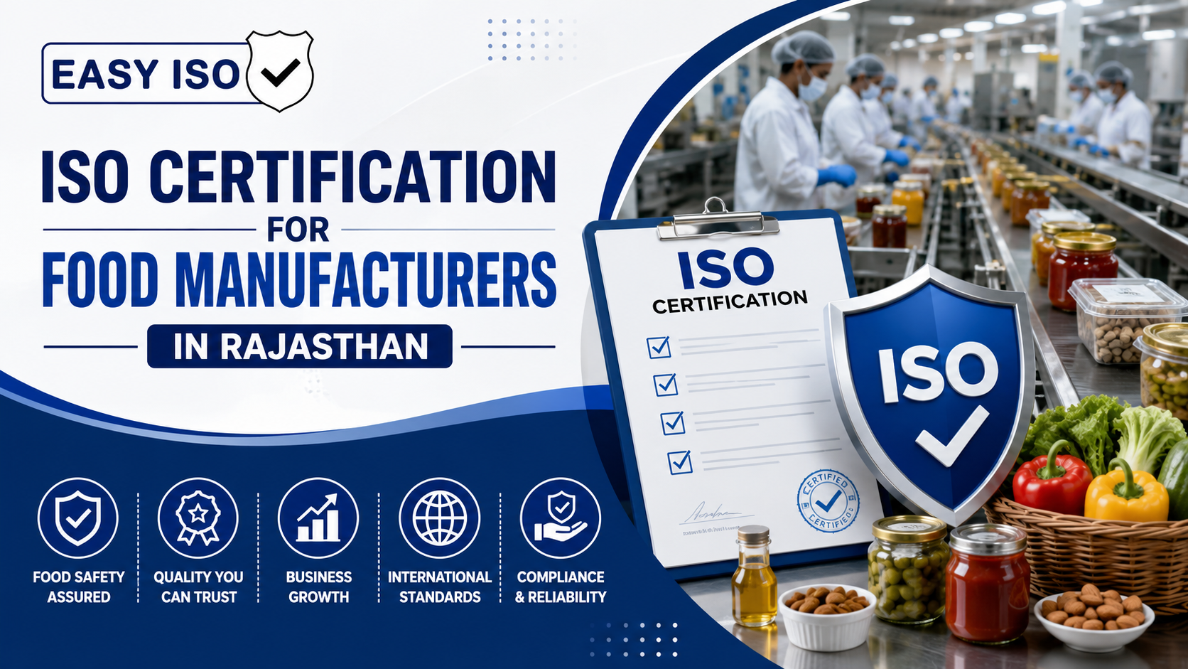 ISO Certification for Food Manufacturers in Rajasthan